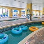 indoor lazy river at camelot by the sea in myrtle beach
